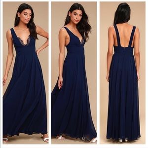 V Neck Prom Dress
